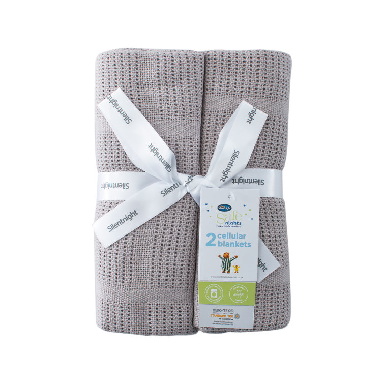 Safe Nights Cellular Blanket 2 Pack