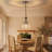 Modern Clear Glass Dome Pendant Light -560077159