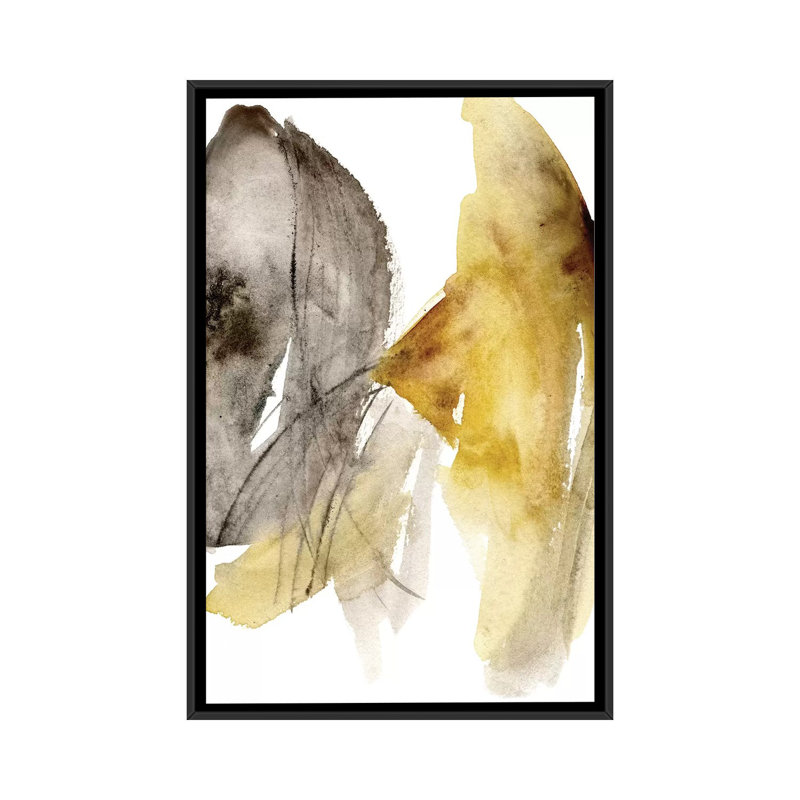 «CALENDULA I», reproduction sur toile, H 26 po x l 18 po x P 1,5 po, Toile avec cadre noir