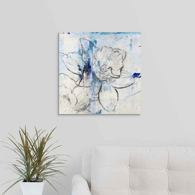 « genesis ii », peinture sur toile, Toile tendue, H 16 po x l 16 po x p 1,25 po