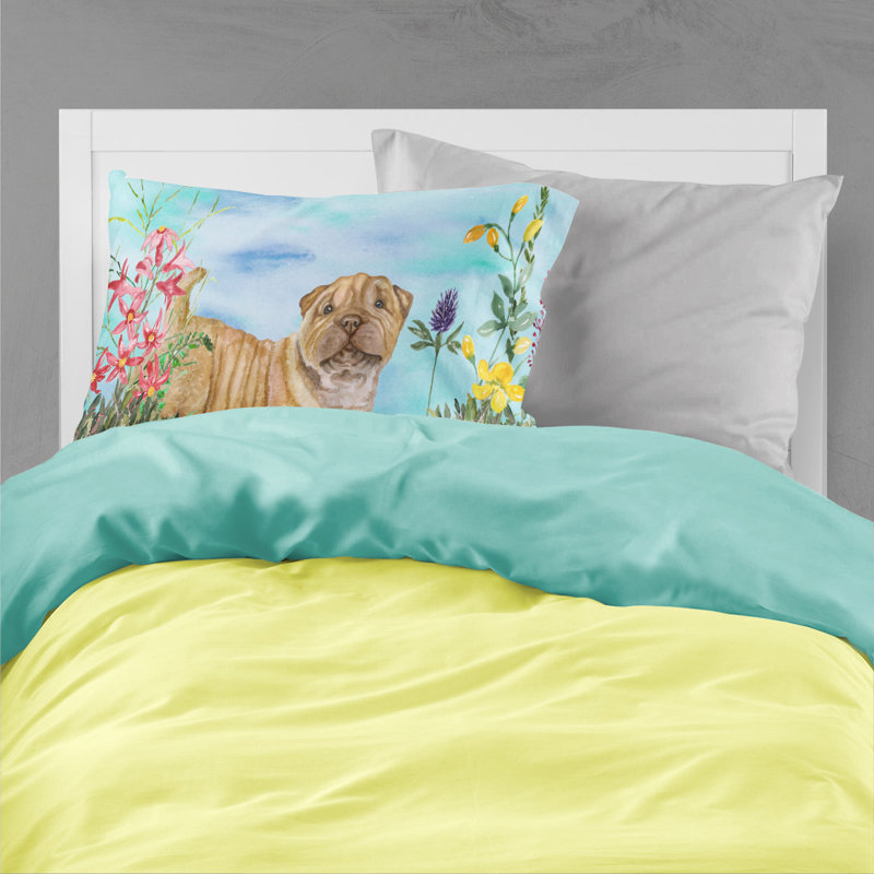 Taie d’oreiller spring, Chiot Shar Pei