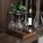 Tabletop Wine Glass Rack in Black/Dark Brown-1378249707