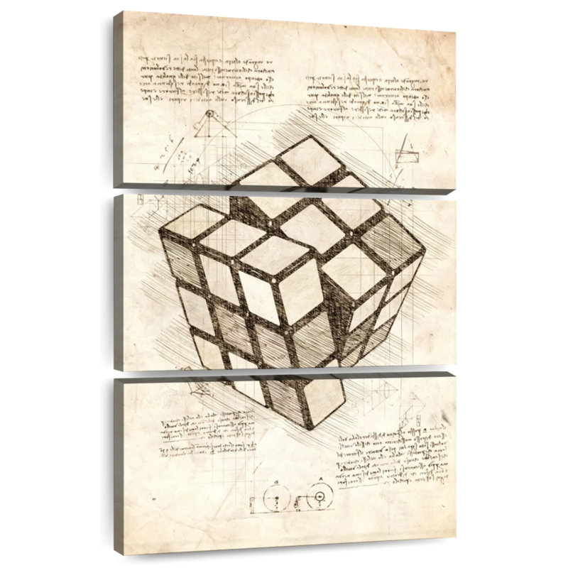 Laelle Rubik's Cube, 45" H x 28" W