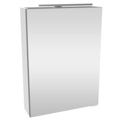 Surface Mirrored Bathroom Cabinets with Mirror and 2 Adjustable Shelves