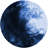 Zoomie Armita Machine Washable  5' x Round Blue Indoor Rug
