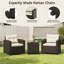 Patio Bistro Set with Cushions and Pillows-913455393