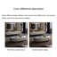 Table basse ovale en marbre clair de luxe-464079316
