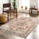 Roeder Oriental Salmon/Orange Area Rug