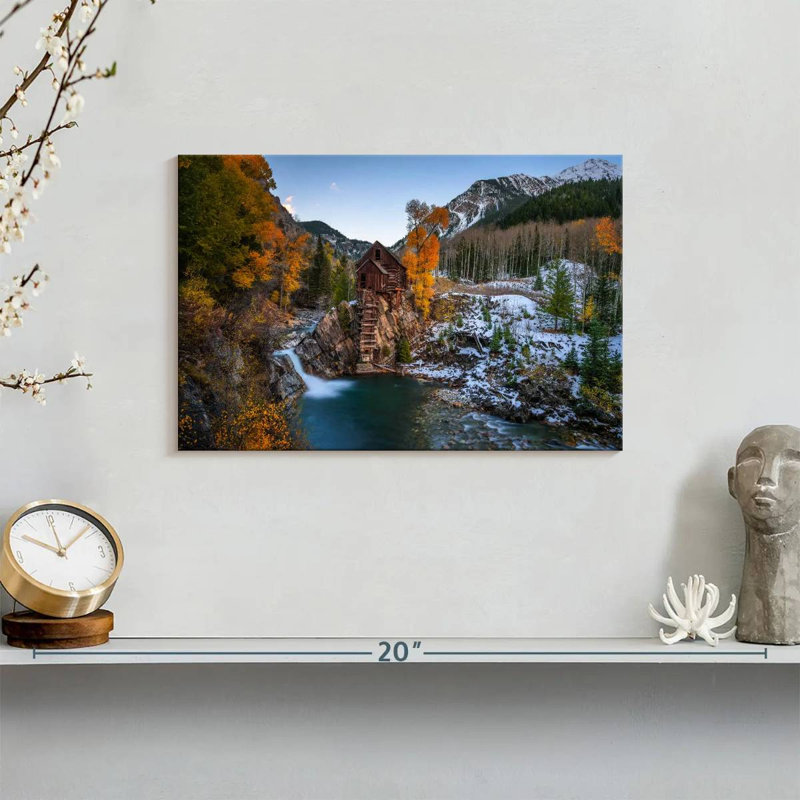 Alvord Crystal River Mill, 8" H x 12" W