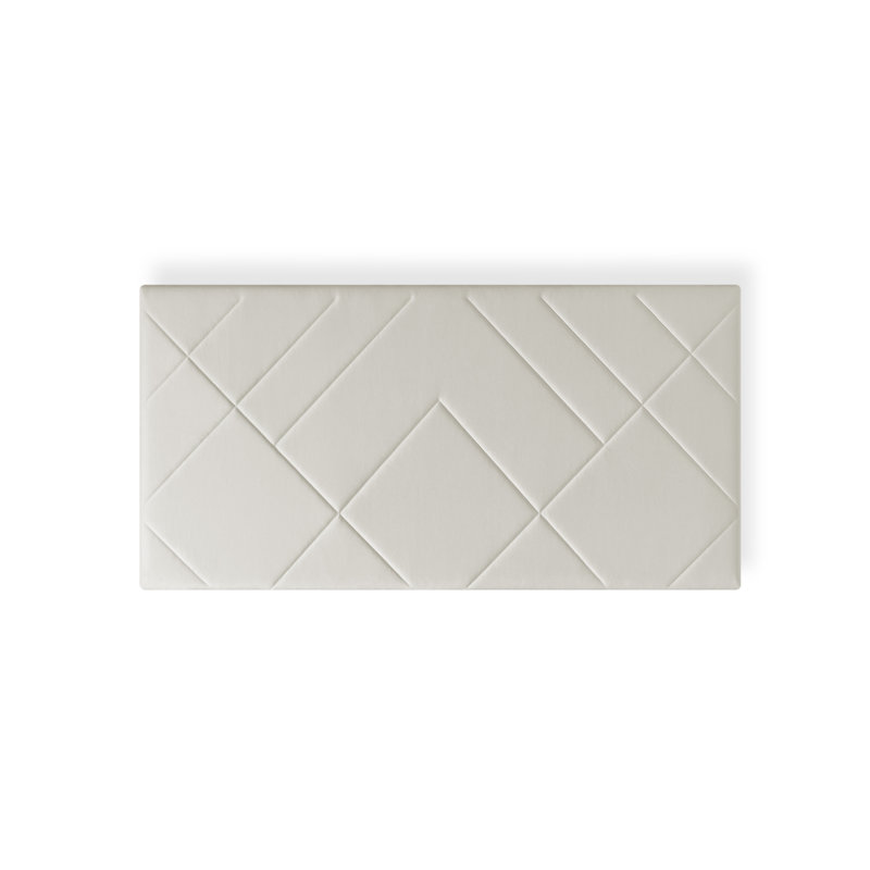 Upholstered Headboard, Cream, Double (4'6)