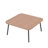 L-Shape Outdoor 5-Person Sofa Seating Group With Cushions-287616954