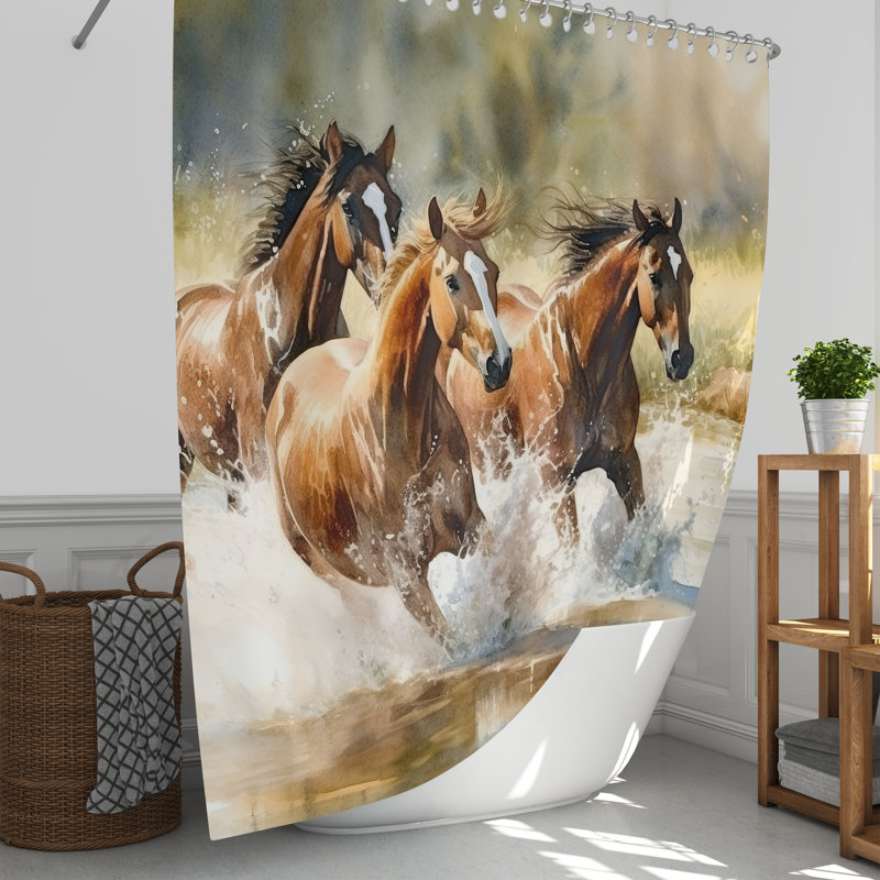 Shower Curtain, 83" H x 71" W