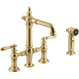 Artifacts® Bridge Faucet with Side Spray