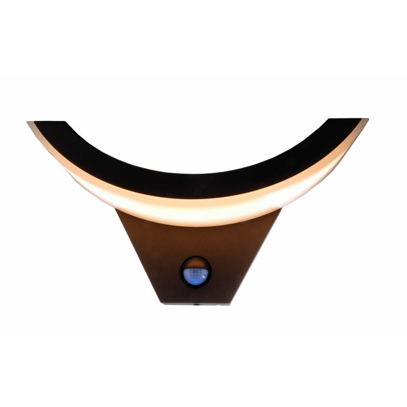 Anthracite 96 - Bulb Integrated LED Outdoor Armed Sconce