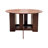 Round Drop Leaf Folding Dining Table,Space-Saving Convertible Dinner Table, Modern Multifunctional Collapsible Table for Small Spaces, Apartments