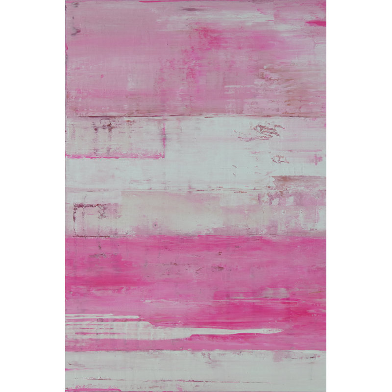 Panneaux en rose I, H 18 po x l 12 po x P 1,25 po