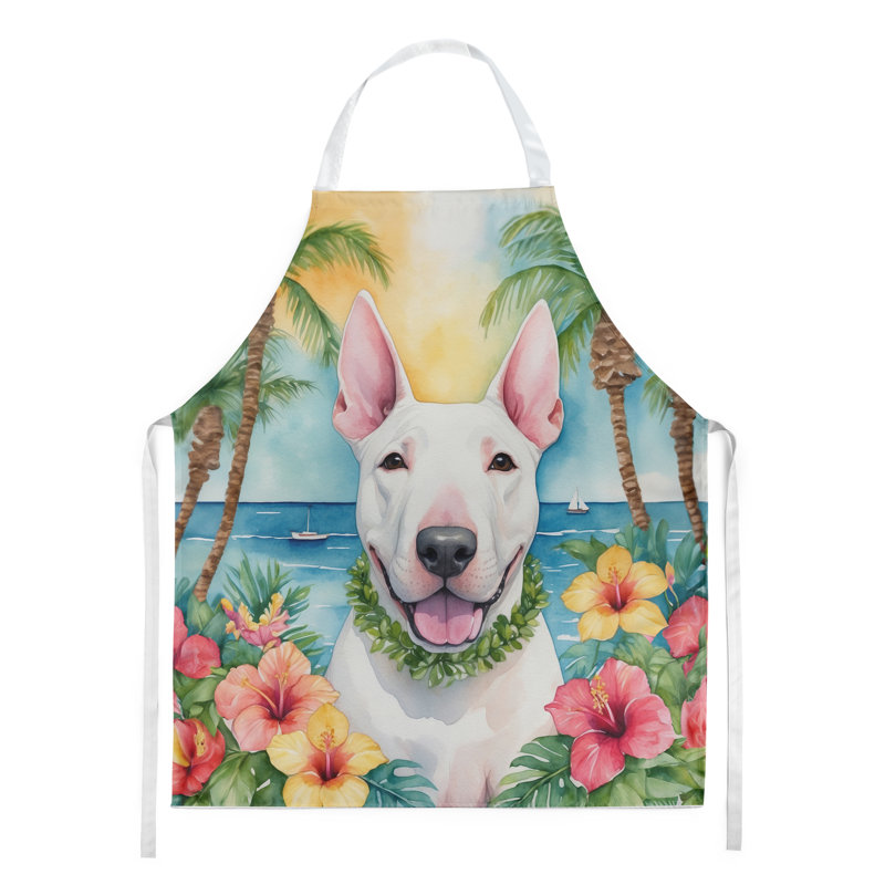 Tablier anglais Bull Terrier Luau