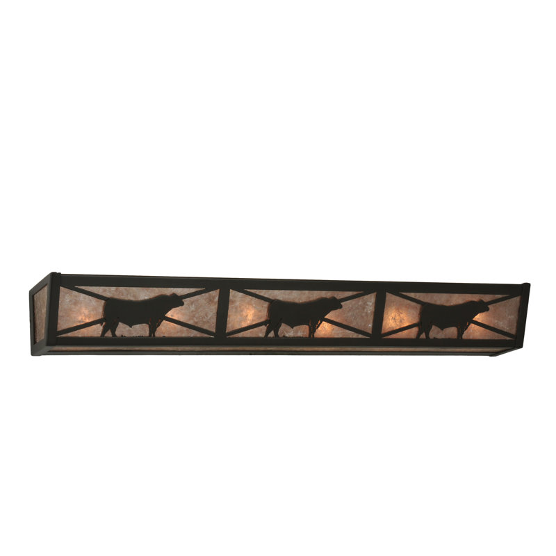 Rustic Lodge 6 - Light Bath Bar, Timeless Bronze