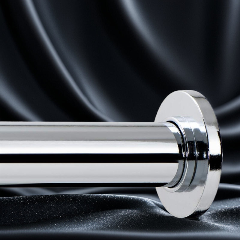 Tringle à rideaux à tension robuste - Tringle à tension à ressort réglable pour la douche ou les fenêtres avec antirouille, aucun outil requis
