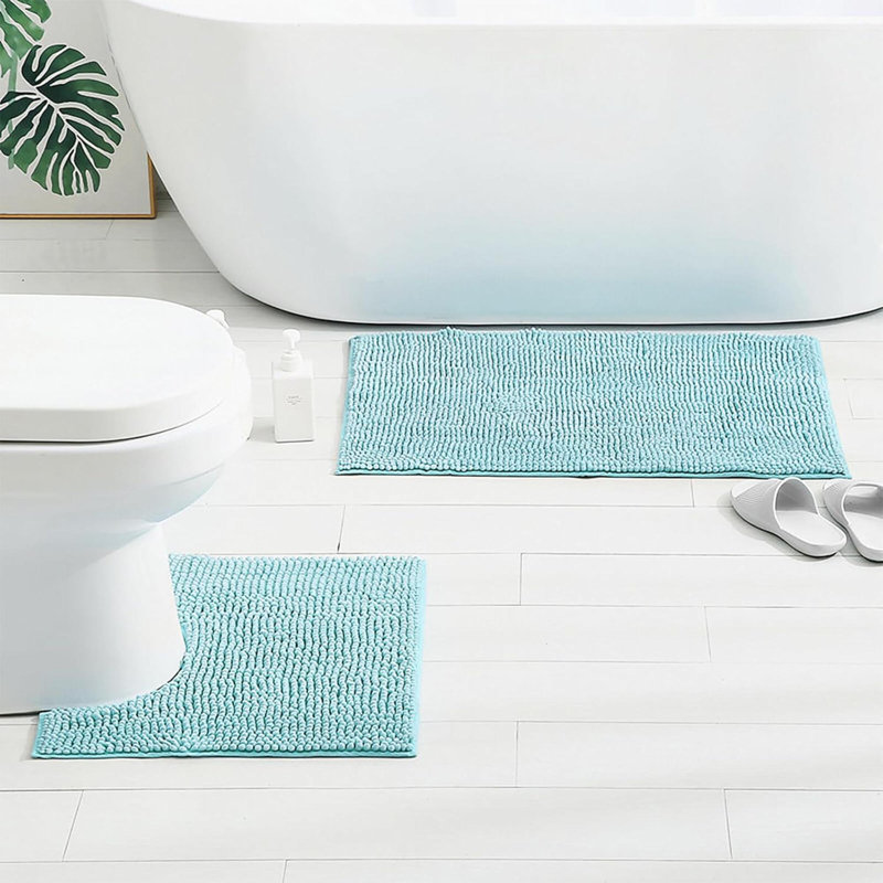 Bath Mat, Light Blue