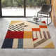 Tripoli Hand Tufted Wool Ivory/Multi Rug