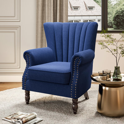 Byrne Upholstered Wingback Chair