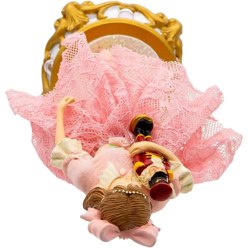 Kurt Adler Wind-Up Musical Tabletop Decor, Clara Ballet Nutcracker Suite, 11.25in