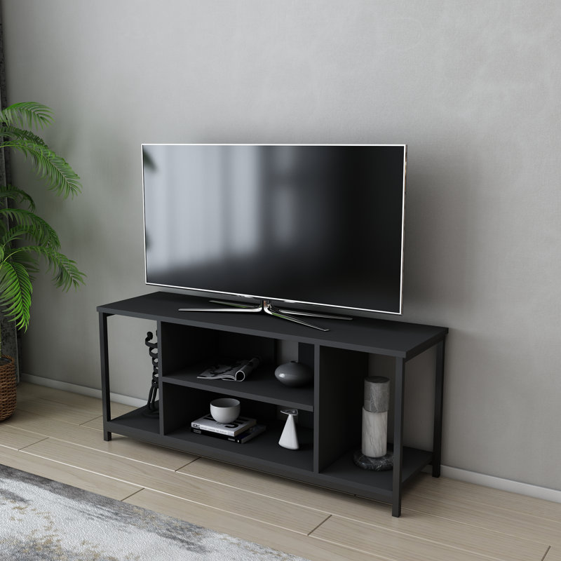 Rina TV Stand for TVs up to 50", Black/Anthracite