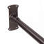 Tringle à rideau de douche d'angle en forme de L murale en aluminium antirouille Utopia Alley, 68 po x 28 po-24396022