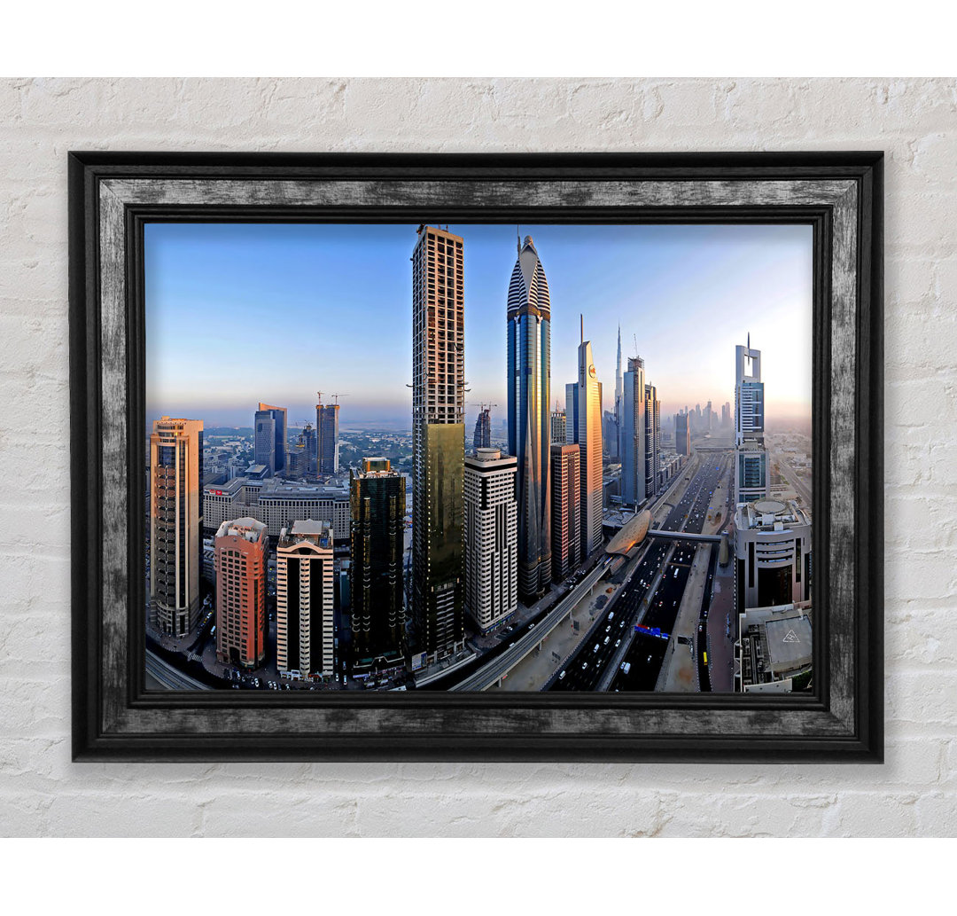 Downtown dubai - bilderrahmen kunstdrucke