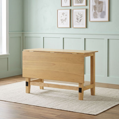 Farmhouse Drop-Leaf Extendable Dining Table