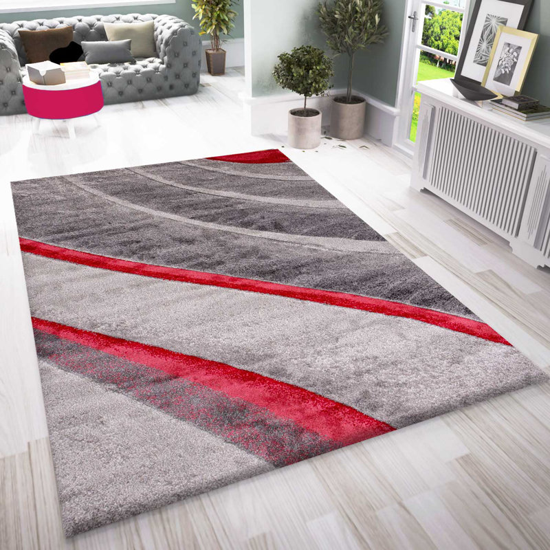 Senn Abstract Flatweave Area Rug, Rectangle 200 x 290cm