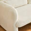 Causeuse ergonomique 59 po Boucle Cloud Best-Selling, canapé rembourré 2 places robuste avec coussin de soutien, assemblage sans outil, peu encombrant pour les petits appartements et les salons-1817177116