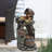 Isaiha Hand Crafted Weather Resistant Floor Fountain with Light