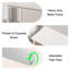  55" Conference Table, Modern Office Meeting Table With Metal Frame-802373115-790028782