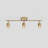 Shura Brushed Brass 3-Light Track Light With Rotatable Heads, Integrated LED, 2 Ft. Track Lighting Kit, 3000K, 1470 Lmn-195805836