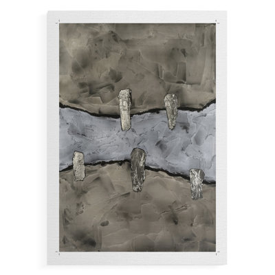 Stonemasonry II - Impression sur toile seulement - NON-CADRE