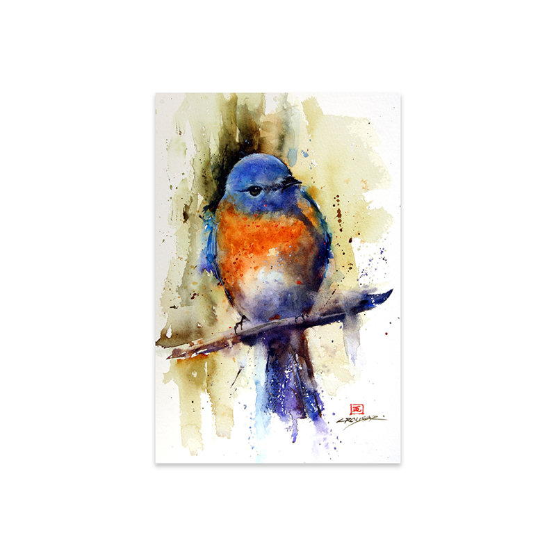 «Bird on the Sprig» par Dean Crouser - impression non encadrée