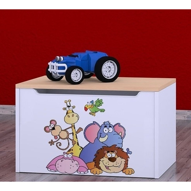 Singita Safari Toy Box, Light Brown