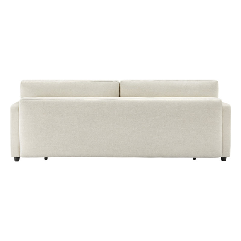 Savelle Upholstered 88'' Sofa Bed, Milo Linen Chenille