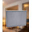 Abat-jour rectangulaire en lin de 6,5 po (araignée) gris/blanc