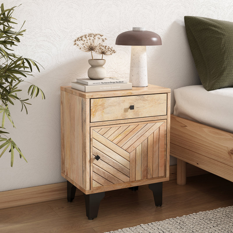 Solid Wood Nightstand