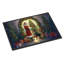 Paillasson Doberman Pinscher and Santa Claus-112753775