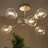 Beesley 25"W 6-Light Dimmable Sphere Semi-Flush Mount