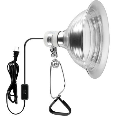 Ensemble de 1 lampe à pince simple de luxe avec réflecteur en aluminium de 8,5 pouces jusqu'à 150 watts E26 (sans ampoule incluse), cordon de 6 pieds