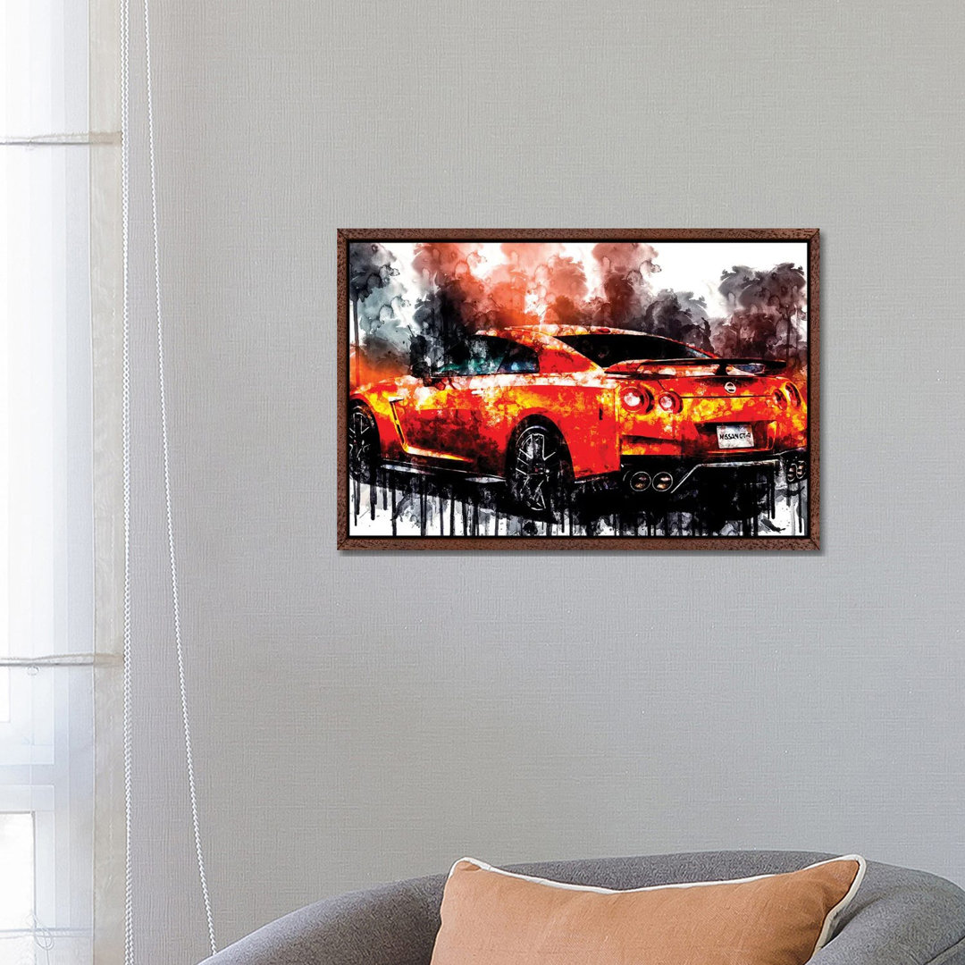 2017 Nissan GT R Fahrzeug CCXXIX von Sissy Angelastro - Galerie-Giclée auf Leinwand