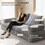 Canapé-lit convertible en chenille Boneless-1425656523