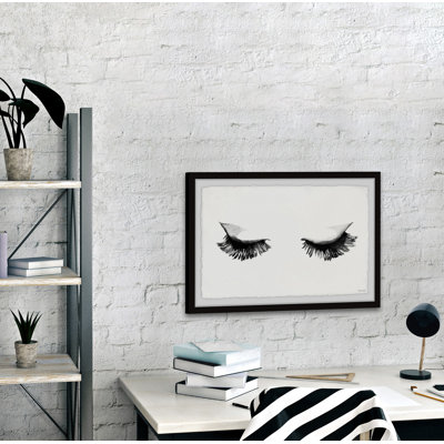 " Full Lashes " by Marmont Hill Painting Print