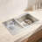 Household Stainless Steel Laundry Sink With Washboard