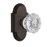 Cottage Plate with Crystal Door Knob